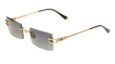 James Oro Authentic II-Sunglasses-Gold-Black Gradient-