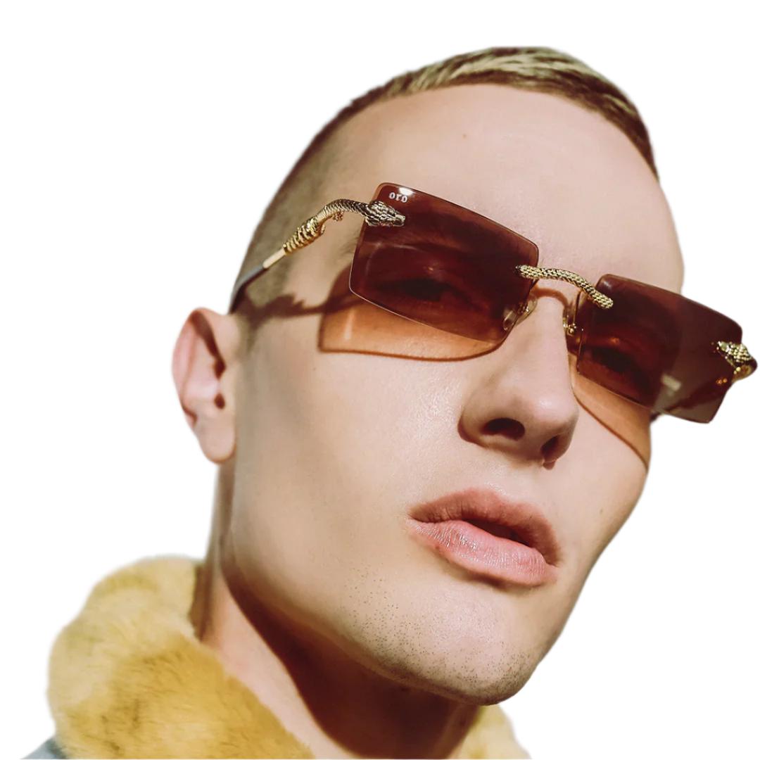 【希少✨】JAMES ORO sunglasses Serpent gold James Oro Serpent Authentic – Topline Eyewear