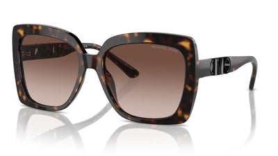 Michael Kors MK2213-Sunglasses-Dark Brown Tortoise-Brown Gradient-