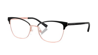 Michael Kors MK3012-Eyeglasses-Matte Cordovan/Rose Gold-Clear-