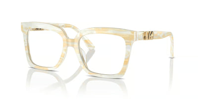 Michael Kors MK4119F-Eyeglasses-Ivory Horn-Clear-