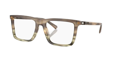 Michael Kors MK4124U-Eyeglasses-Olive Block Tortoise-Clear-