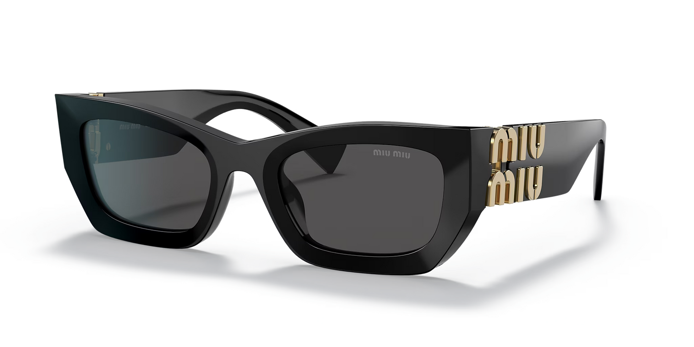 Miu Miu MU09WS-Sunglasses-Black-Dark Grey-