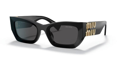 Miu Miu MU09WS-Sunglasses-Black-Dark Grey-