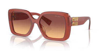 Miu Miu MU10YS-Sunglasses-Cognac Opal-Orange Gradient-