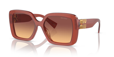 Miu Miu MU10YS-Sunglasses-Cognac Opal-Orange Gradient-