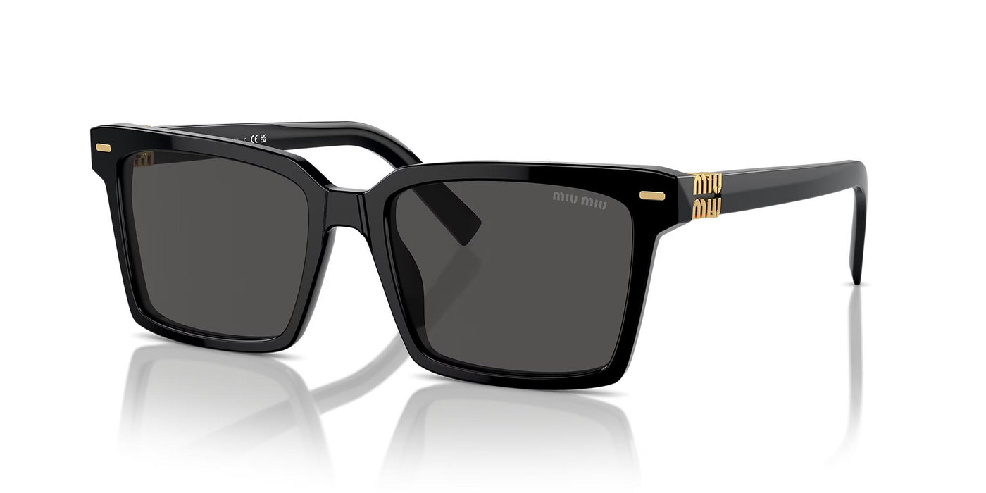 Miu Miu MU13ZS-Sunglasses-Black-Dark Grey-