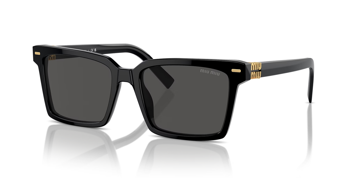 Miu Miu MU13ZS-Sunglasses-Black-Dark Grey-