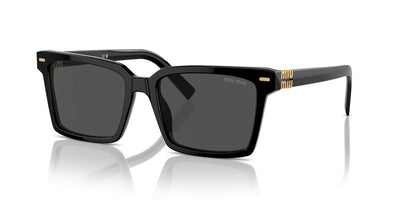 Miu Miu MU13ZS-Sunglasses-Black-Dark Grey-