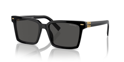 Miu Miu MU13ZS-Sunglasses-Black-Dark Grey-