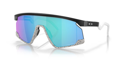 Oakley BXTR OO9280-Sunglasses-Matte Black-Prizm Sapphire-