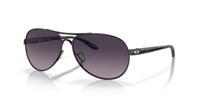 Oakley Feedback OO4079-Sunglasses-Satin Black-Prizm Grey Gradient-