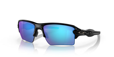 Oakley Flak 2.0 XL OO9188-Sunglasses-Polished Black-Prizm Sapphire Polarized-