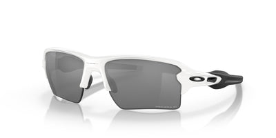 Oakley Flak 2.0 XL OO9188-Sunglasses-Polished White-Prizm Black Polarized-
