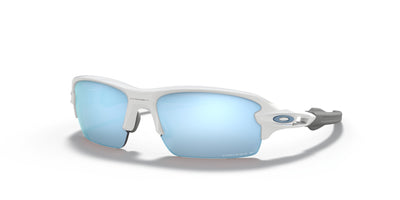 Oakley Flak XS OJ9005-Sunglasses-Polished White-Prizm Deep Water Polarized-
