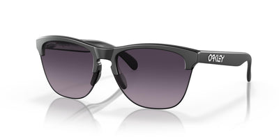 Oakley Frogskins Lite OO9374-Sunglasses-Matte Black-Prizm Grey Gradient-