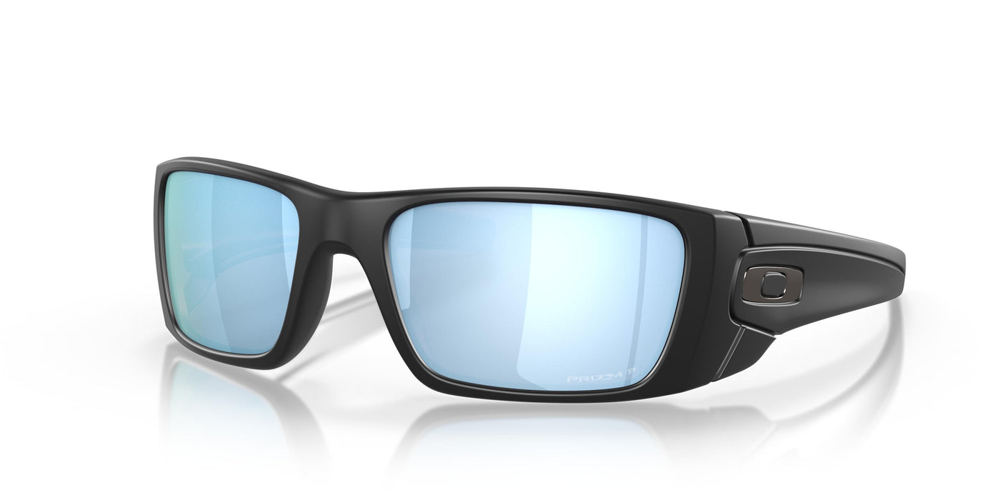 Oakley Fuel Cell OO9096-Sunglasses-Matte Black-Prizm Deep Water Polarized-