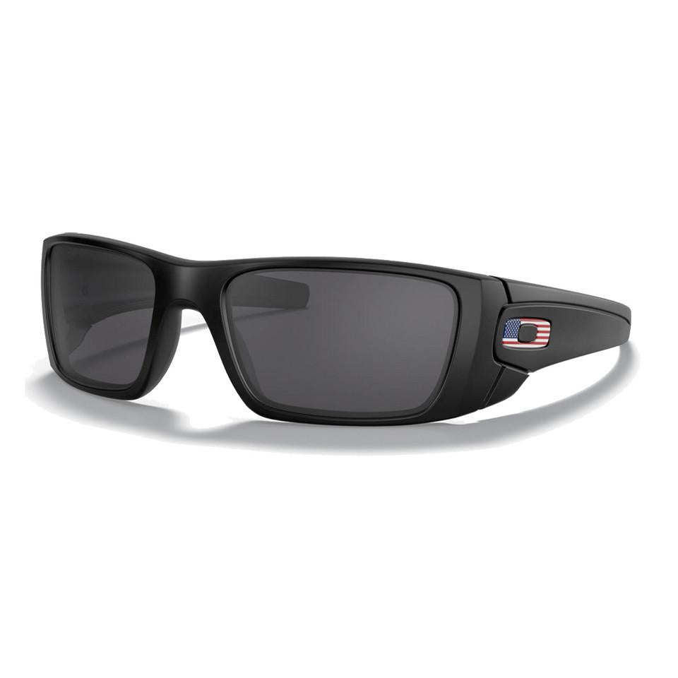 Oakley Fuel Cell OO9096-Sunglasses-USA Flag Matte Black-Grey-