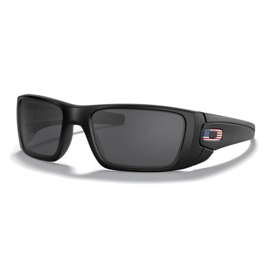 Oakley Fuel Cell OO9096-Sunglasses-USA Flag Matte Black-Grey-