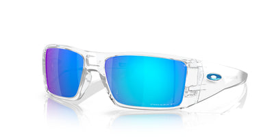Oakley Heliostat OO9231-Sunglasses-Clear-Prizm Sapphire Polarized-