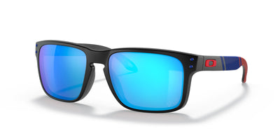 Oakley Holbrook OO9102-Sunglasses-Buffalo Bills Matte Black-Prizm Sapphire-
