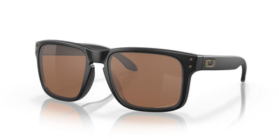 Oakley Holbrook OO9102-Sunglasses-Matte Black-Prizm Tungsten Polarized-
