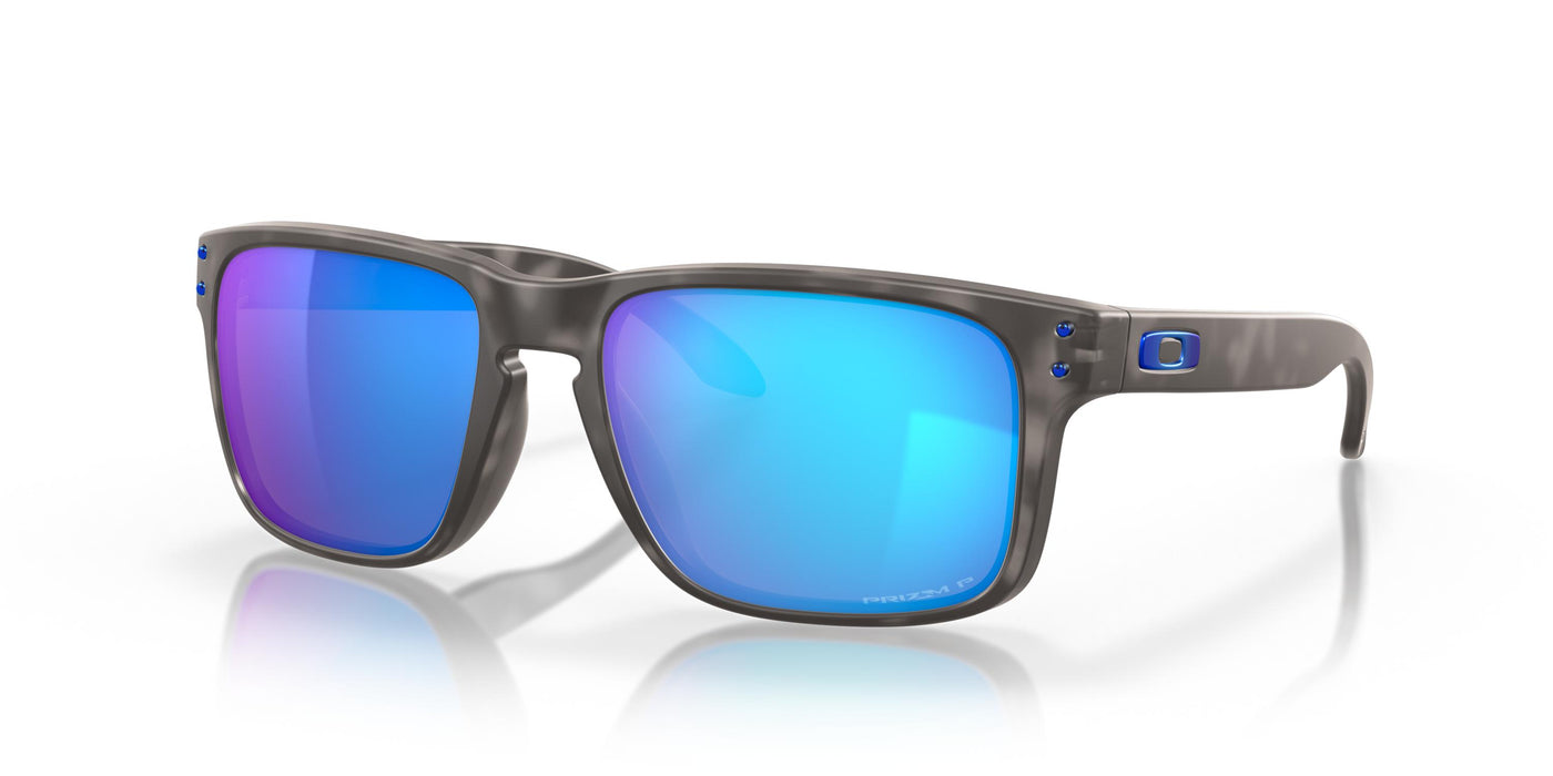 Oakley Holbrook OO9102-Sunglasses-Matte Black Tortoise-Prizm Sapphire Polarized-