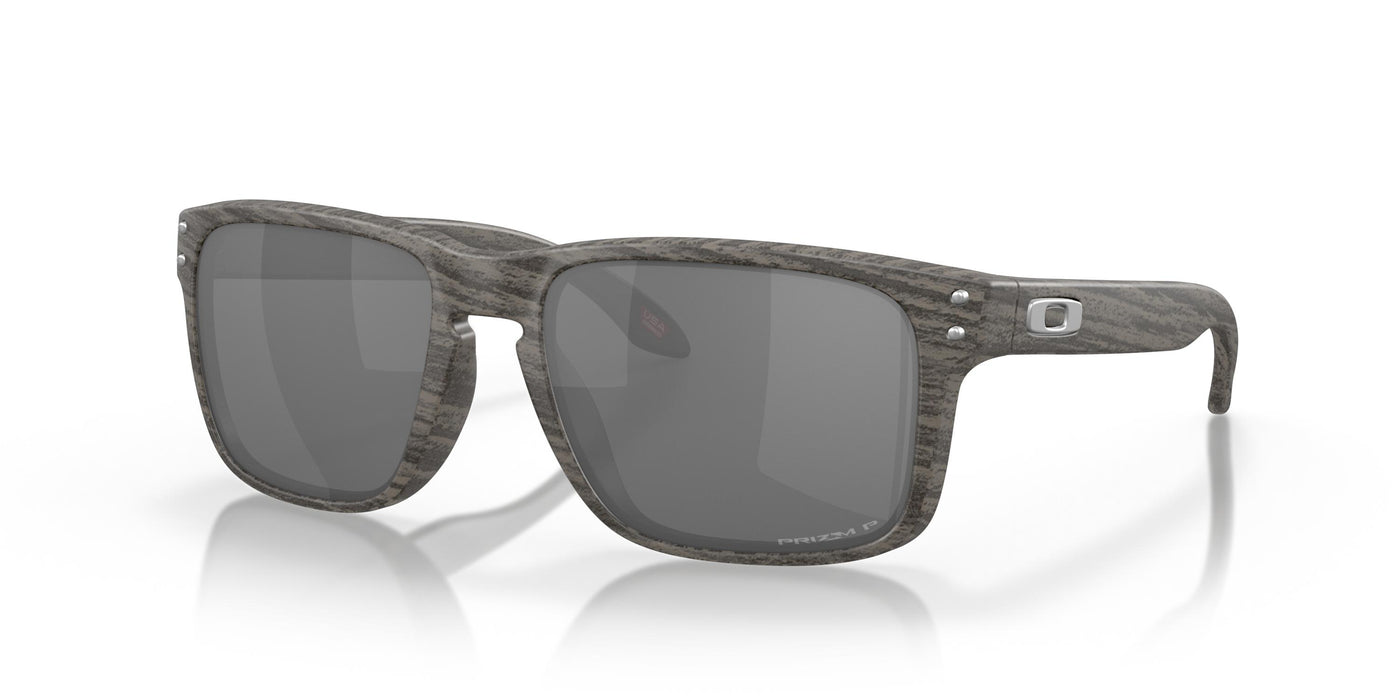 Oakley Holbrook OO9102-Sunglasses-Woodgrain-Prizm Black Polarized-