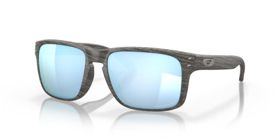 Oakley Holbrook OO9102-Sunglasses-Woodgrain-Prizm Deep Water Polarized-