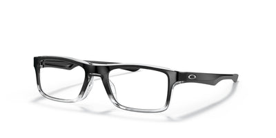 Oakley Plank 2.0 OX8081-Eyeglasses-Polished Black Clear Fade-Demo Lens-53