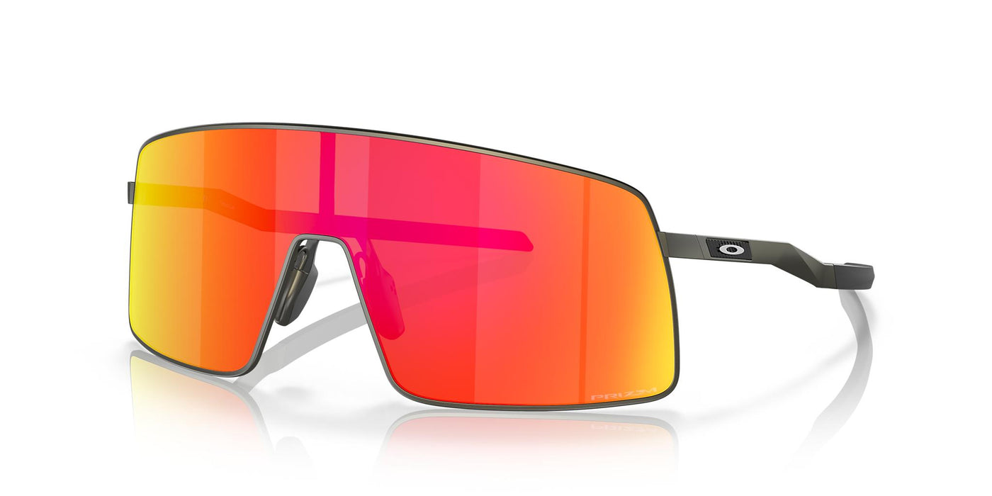 Oakley Sutro TI OO6013-Sunglasses-Satin Carbon-Prizm Ruby-