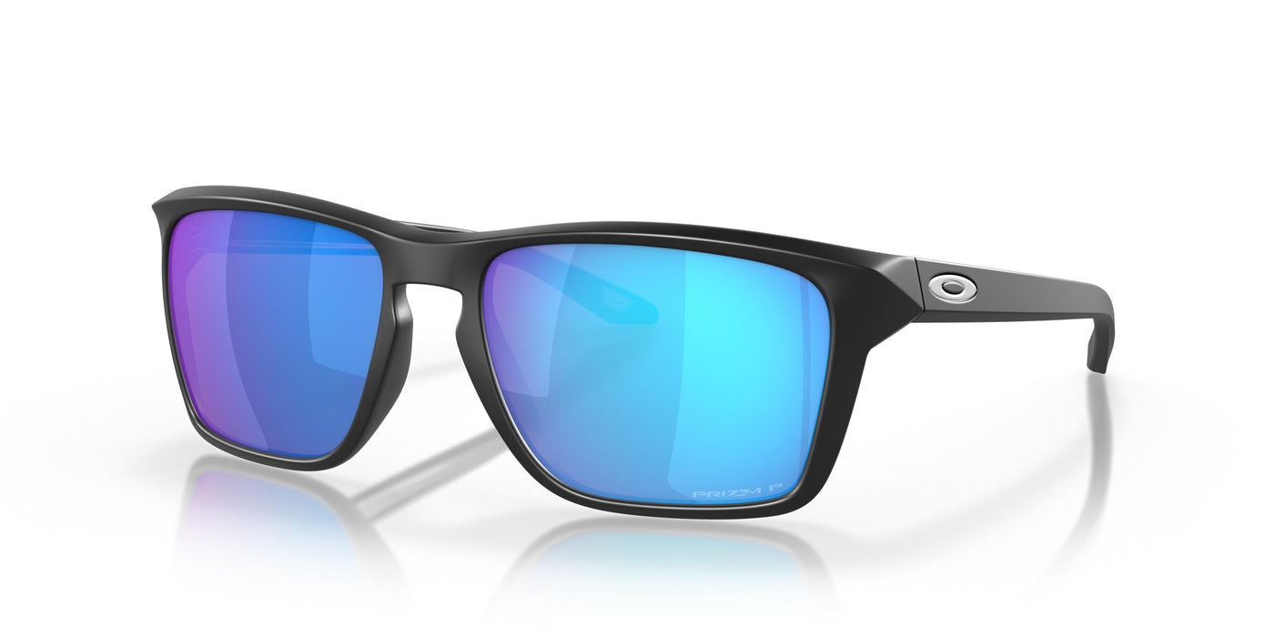 Oakley Sylas OO9448-Sunglasses-Matte Black-Prizm Sapphire Polarized-60