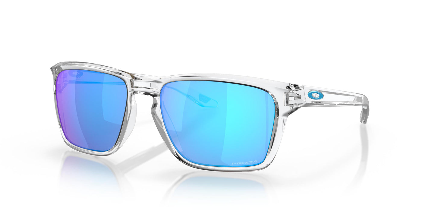 Oakley Sylas OO9448-Sunglasses-Polished Clear-Prizm Sapphire-57