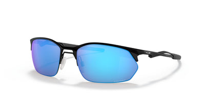 Oakley Wiretap 2.0 OO4145-Sunglasses-Satin Black-Prizm Sapphire-