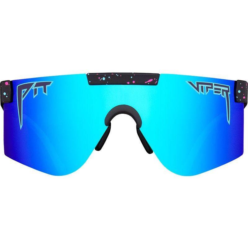 Pit Viper Blue and Green sunglasses Pit Viper The Moontower Original Wide Polarized Sunglasses  main image 3