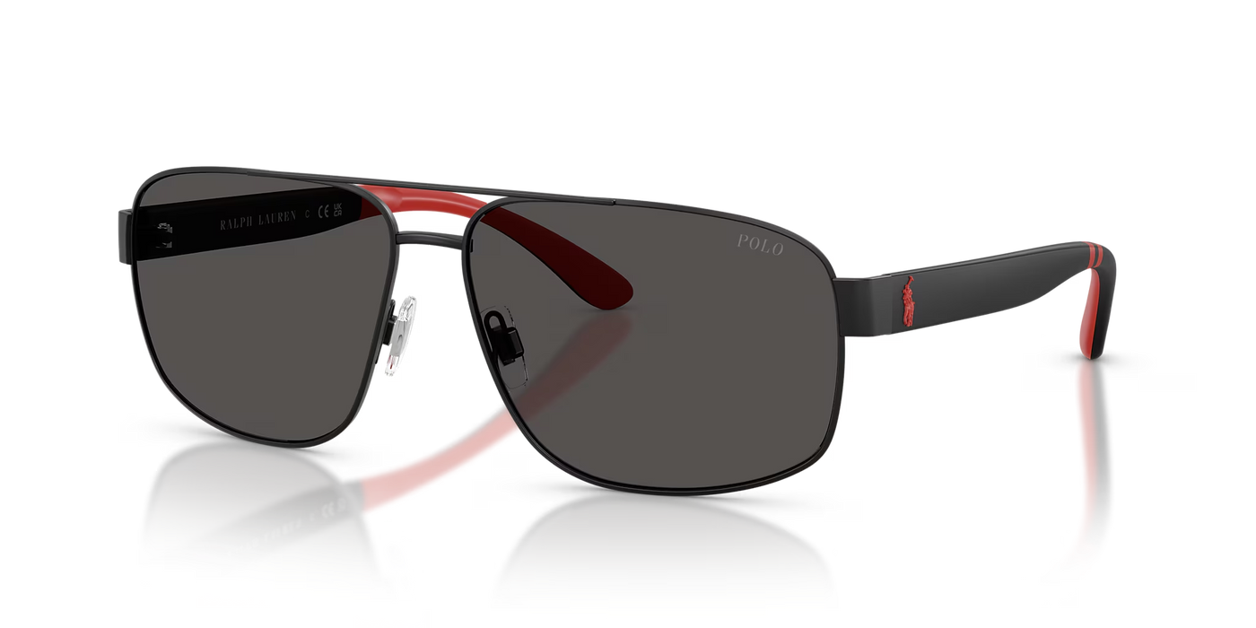 Polo PH3112-Sunglasses-Matte Black-Grey-