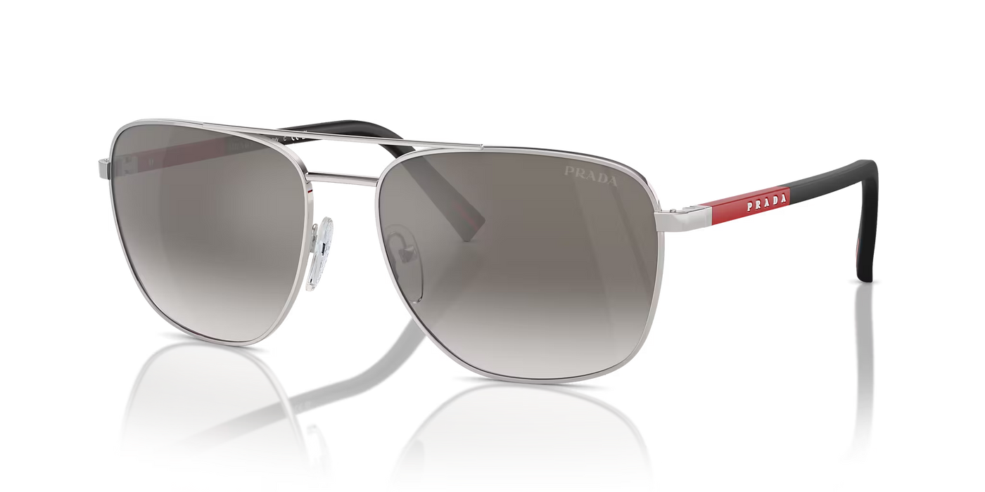 Prada Linea Rossa PS 54ZS-Sunglasses-Gunmetal-Grey Gradient-
