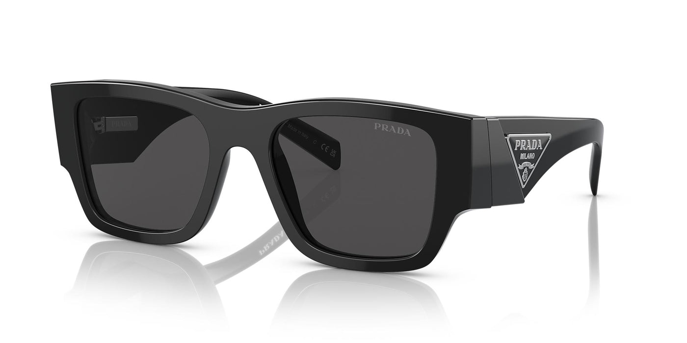 Prada PR 10ZSF-Sunglasses-Black-Dark Grey-