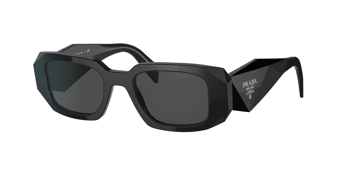 Prada PR 17WSF-Sunglasses-Black-Dark Grey-