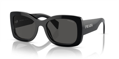 Prada PR A08S-Sunglasses-Black-Dark Grey-