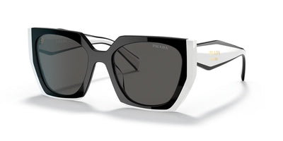 Prada PR15WS-Sunglasses-Black & Talc-Dark Grey-