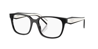 Prada PR17ZV-Eyeglasses-Black & Talc-Clear-54