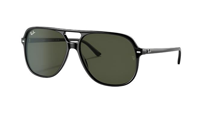 Ray-Ban Bill RB2198-Sunglasses-Black-G-15 Green-60