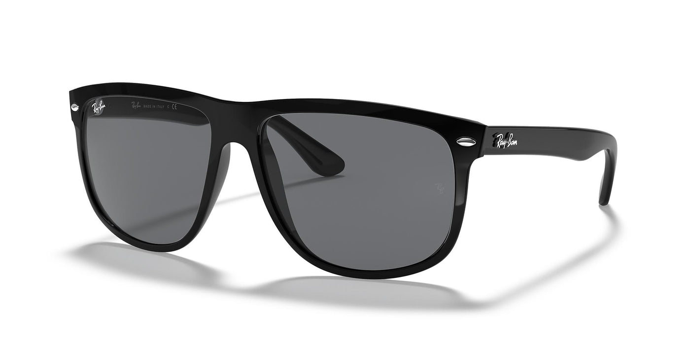 Ray-Ban Boyfriend RB4147-Sunglasses-Black-Dark Grey-60