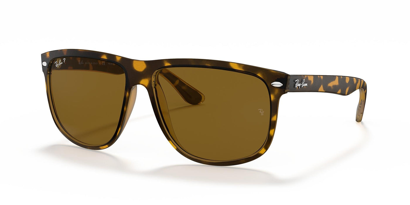 Ray-Ban Boyfriend RB4147-Sunglasses-Light Havana-Brown Polarized-60