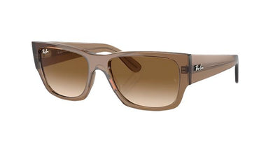 Ray-Ban Carlos RB0947SF-Sunglasses-Transparent Light Brown-Brown to Clear-56