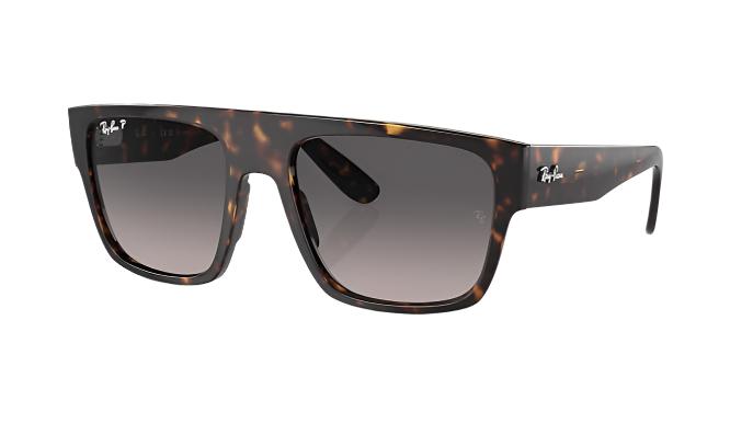 Ray-Ban Drifter RB0360S-Sunglasses-Havana-Grey Gradient Polarized-57