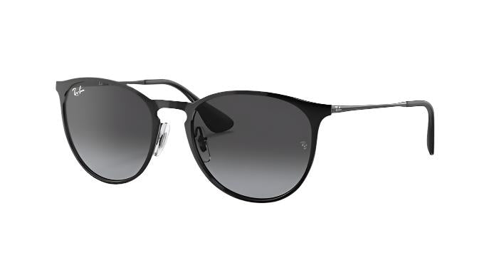 Ray-Ban Erika Metal RB3539-Sunglasses-Black-Grey Gradient-54