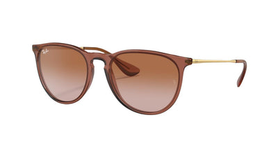 Ray-Ban Erika RB4171-Sunglasses-Transparent Light Brown-Brown Gradient-54