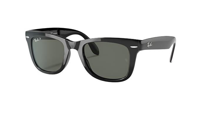Ray-Ban Folding Wayfarer RB4105-Sunglasses-Black-G-15 Polarized-50